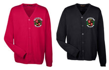 Load image into Gallery viewer, EMBROIDERED V-NECK CARDIGAN-Pre-order-7-10 DAYS FOR  DELIVERY
